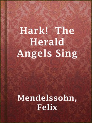 cover image of Hark!  The Herald Angels Sing